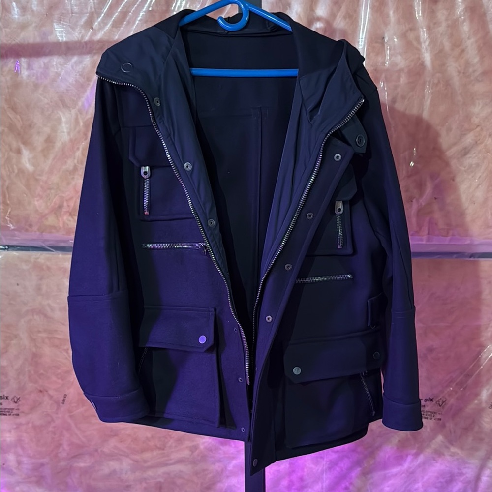 Lab Pal zeleri Men's Black Hooded Jacket